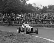 Bert Hadley's Austin7 works racer competing at Crystal Palace, London, 1939. Artist: Bill Brunell