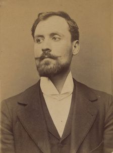 Bertani. Orsini. 24 ou 25 ans, né à Florence (Italie). Sans profession. Anarchiste. 18/3/94, 1894. Creator: Alphonse Bertillon