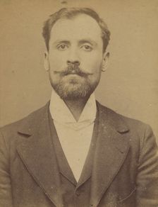 Bertani. Orsini. 24 ou 25 ans, né à Florence (Italie). Sans profession. Anarchiste. 18/3/94, 1894. Creator: Alphonse Bertillon