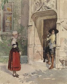 Bertel and Kätchen, c1890s. Creator: Albert Edelfelt