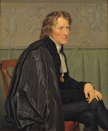 Bertel Thorvaldsen, the Danish Sculptor, 1832. Creator: CW Eckersberg