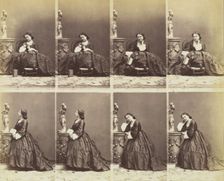 Berthe, 1862. Creator: André-Adolphe-Eugène Disdéri