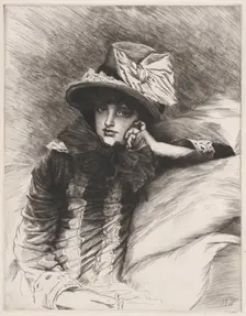 Berthe, 1883. Creator: James Tissot