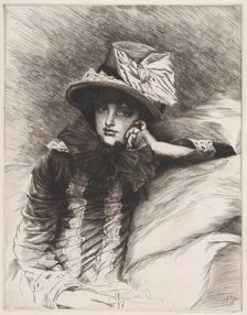 Berthe, 1883. Creator: James Tissot