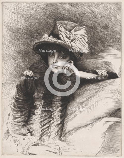 Berthe, 1883. Creator: James Tissot.