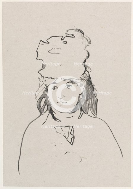 Berthe Morisot, 1872. Creator: Edouard Manet.