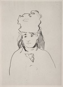 Berthe Morisot, 1872. Creator: Edouard Manet (French, 1832-1883)