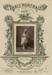 Berthé Legrand/ Varietes, 1879. Creator: Paul Nadar