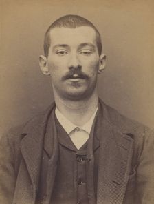 Bertho. François, élie. 26 ans, né le 30/9/67 à Jallais (Maine & Loire). Employé. Anarchis..., 1894. Creator: Alphonse Bertillon