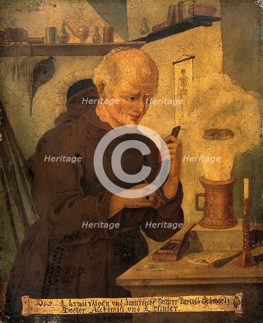 Berthold Schwarz, c1380s. Creator: Unknown.