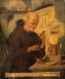 Berthold Schwarz, c1380s. Creator: Unknown