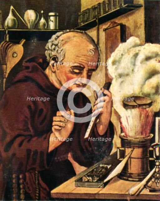 'Berthold Schwarz (im 14. Jahrh)', 1934. Creator: Unknown.