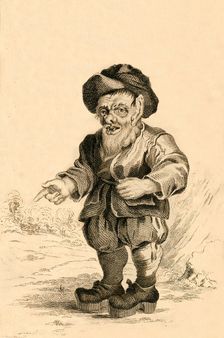 Bertholde, Prime Minister to Alboinus King of Lombardy 1821. Creator: R Page