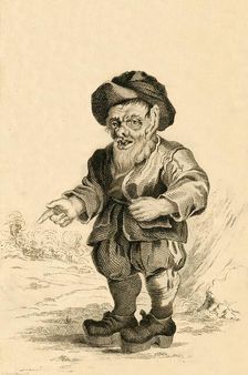 Bertholde, Prime Minister to Alboinus King of Lombardy 1821. Creator: R Page