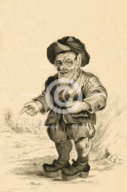 'Bertholde, Prime Minister to Alboinus King of Lombardy', 1821.  Creator: R Page.