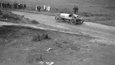 Bertie Kensington Moir's Bentley stripped 2-seater, Caerphilly Hillclimb, Wales, 1923. Artist: Bill Brunell