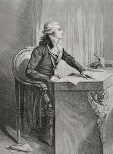 Bertrand Barère, (Bertrand Barère de Vieuzac) (1755-1841), French lawyer and..., 1876. Creator: Unknown