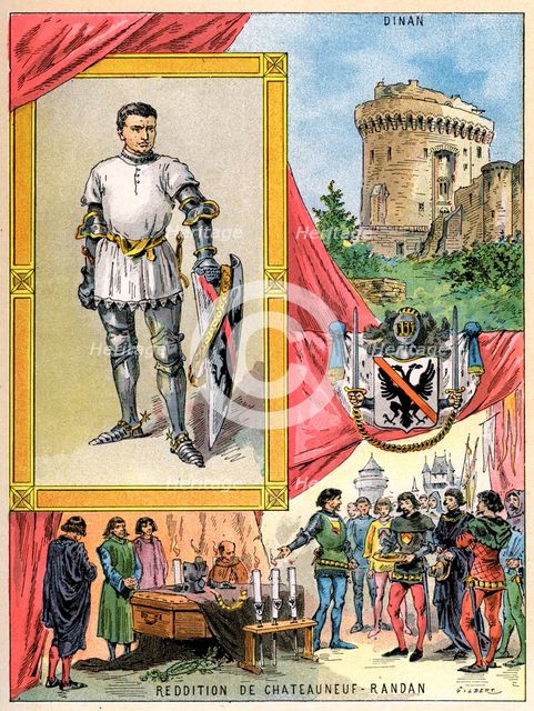 Bertrand du Guesclin, Breton knight, 1898. Artist: Gilbert