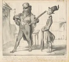 Bertrand, j'adore l'industrie..., 19th century. Creator: Honore Daumier