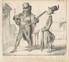 Bertrand, j'adore l'industrie..., 19th century. Creator: Honore Daumier