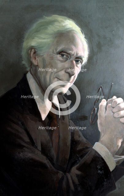 Bertrand Russell (1872-1970), philosopher, mathematician and British sociologist.