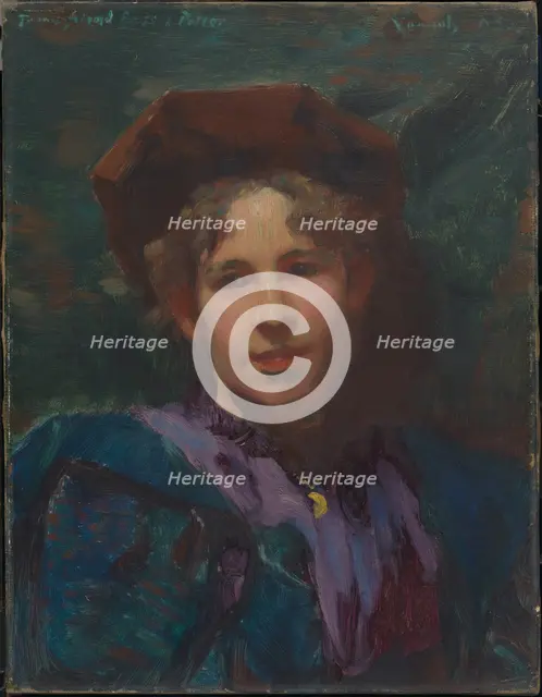 Bessie Potter Vonnoh, 1895. Creator: Robert William Vonnoh.