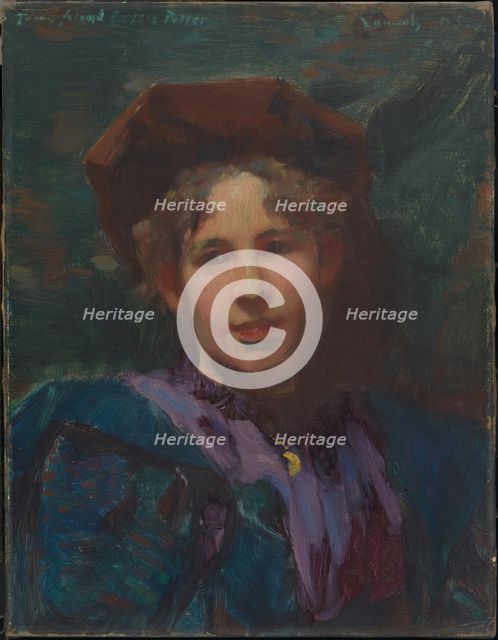 Bessie Potter Vonnoh, 1895. Creator: Robert William Vonnoh.