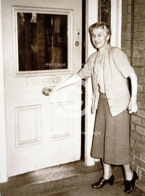 Bess Thomas, Chief Librarian Mosman Library, 1945 -1962. Creator: Unknown.