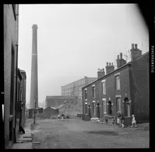 Beswick Street, Long Sight, Royton, Oldham, Greater Manchester, 1966-1974. Creator: Eileen Deste