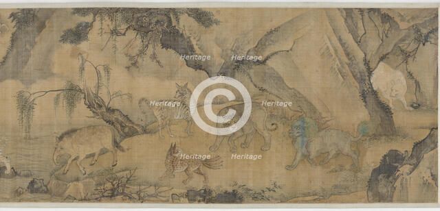 Bestiary of real and imaginary animals, Ming dynasty, 1368-1644. Creator: Unknown.