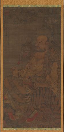 Bhadra, The Sixth Luohan, dated 1345. Creator: Unknown