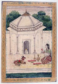 Bhairavi Ragini, Ragamala Album, School of Rajasthan, 19th century