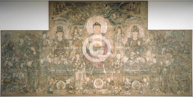 Bhaisajyaguru, the buddha of healing and medicine, ca 1319. Artist: Anonymous  