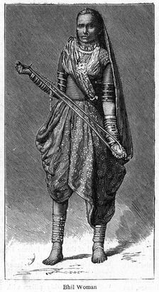 Bhil woman 1886
