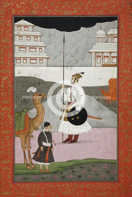 Bhopali Ragini, Folio from a Ragamala (Garland of Melodies), 18th century. Creator: Unknown.