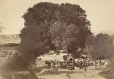 Bhowlie- A Well in the Punjab, 1858-61. Creator: Unknown