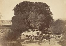 Bhowlie- A Well in the Punjab, 1858-61. Creator: Unknown