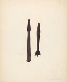 Bit and Countersink, c. 1940. Creator: Fred Hassebrock