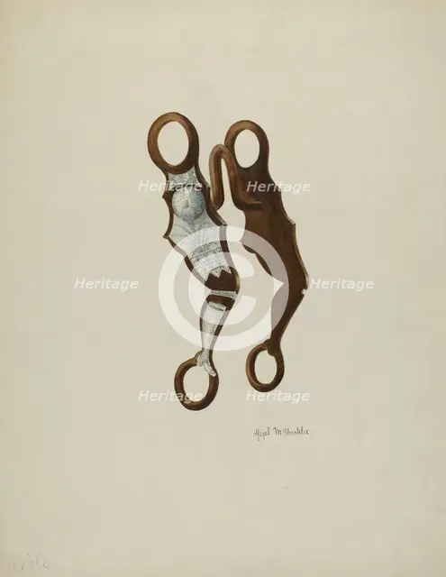 Bit, c. 1940. Creator: Hazel Sheckler.