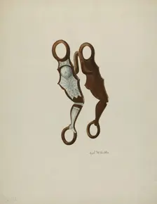 Bit, c. 1940. Creator: Hazel Sheckler