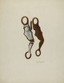 Bit, c. 1940. Creator: Hazel Sheckler
