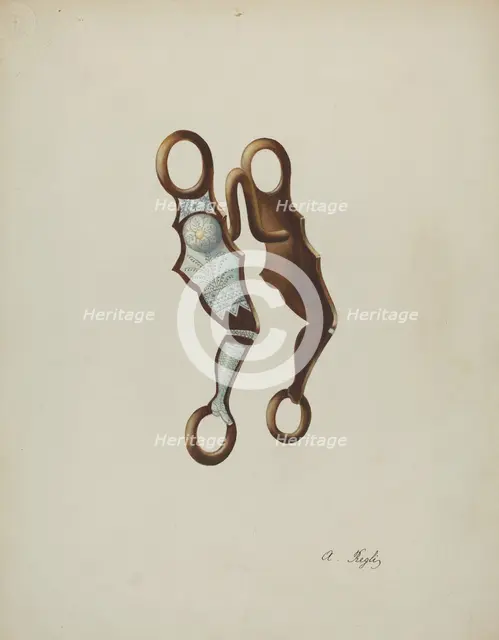Bit, c. 1940. Creators: A. Regli, Hazel Sheckler.