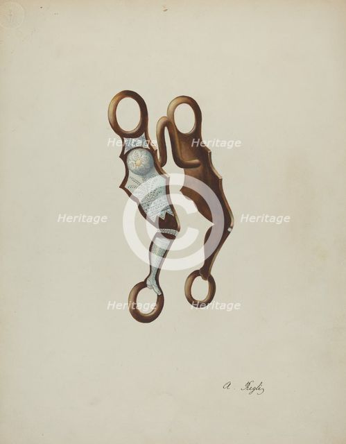 Bit, c. 1940. Creators: A. Regli, Hazel Sheckler.
