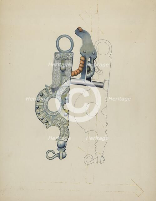 Bit, c. 1936. Creator: Eva Fox.