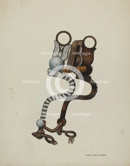 Bit, c. 1936. Creator: Eva Fox.