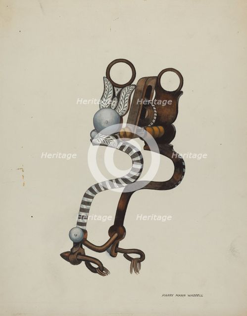 Bit, c. 1936. Creator: Eva Fox.