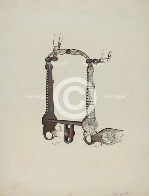 Bit, c. 1936. Creator: William Herbert.