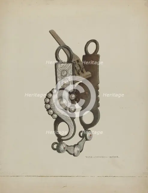 Bit, c. 1938. Creator: Rose Campbell-Gerke.