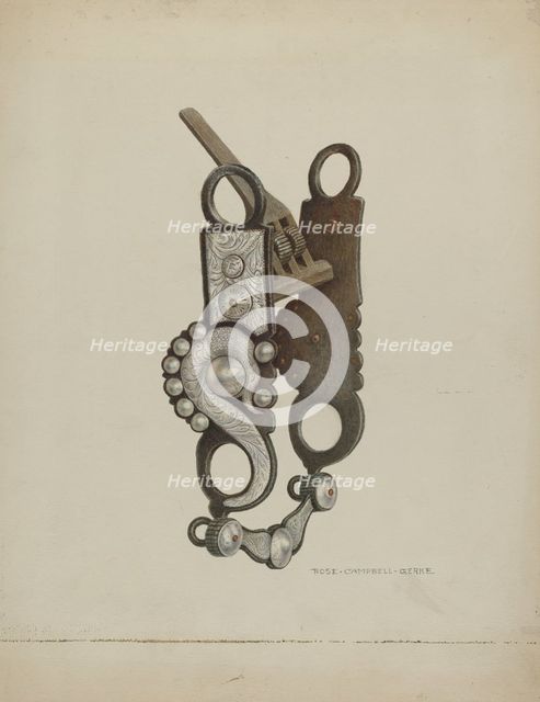 Bit, c. 1938. Creator: Rose Campbell-Gerke.