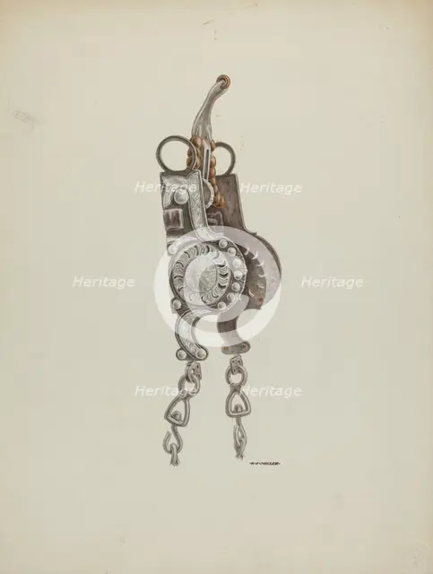 Bit, c. 1939. Creator: Randolph F Miller.